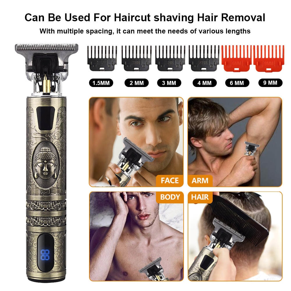 Professional Mens Hair Clippers Shaver Trimmer Machine Cordless Beard Electric