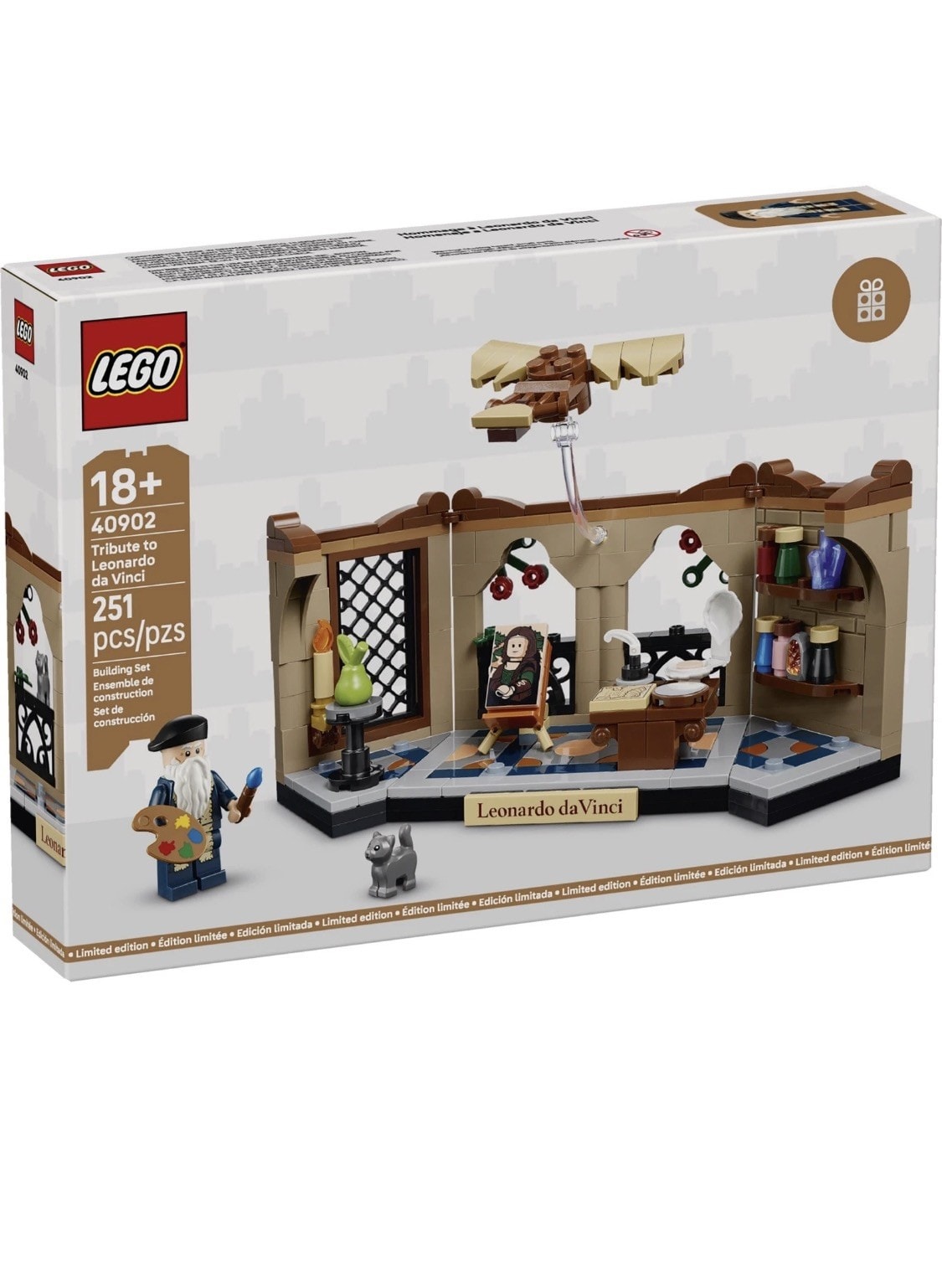 Lego 40902 Tribute To Leonardo Da Vinci Set - PRE-ORDER - BRAND NEW!