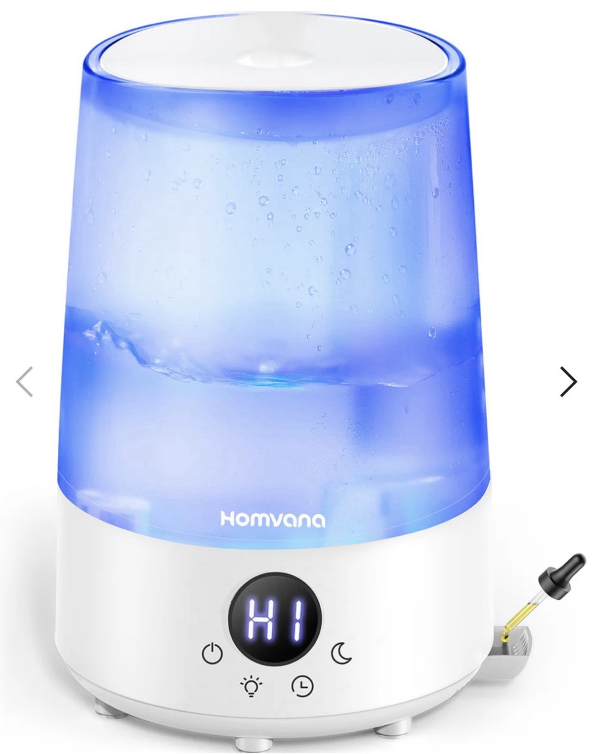 Ultrasonic Humidifier,Humidifier for Bedroom,3 L Cool Mist,Esential Oil Diffuser