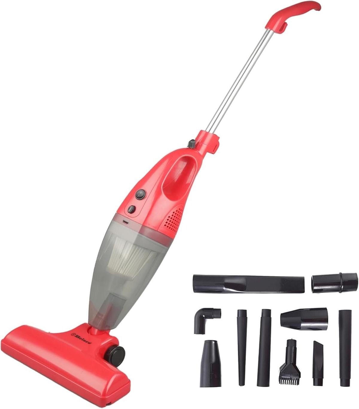 Belaco Vacuum Cleaner All in 1 Hoover Upright Red 700W handheld stick bagless