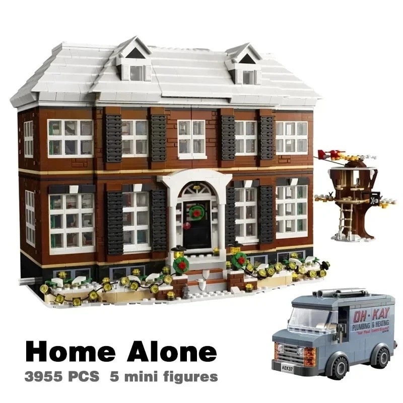 Ideas Home Alone House 21330 3955ps ⭐Brand New | w/5 Figures,Stickers & Manual⭐