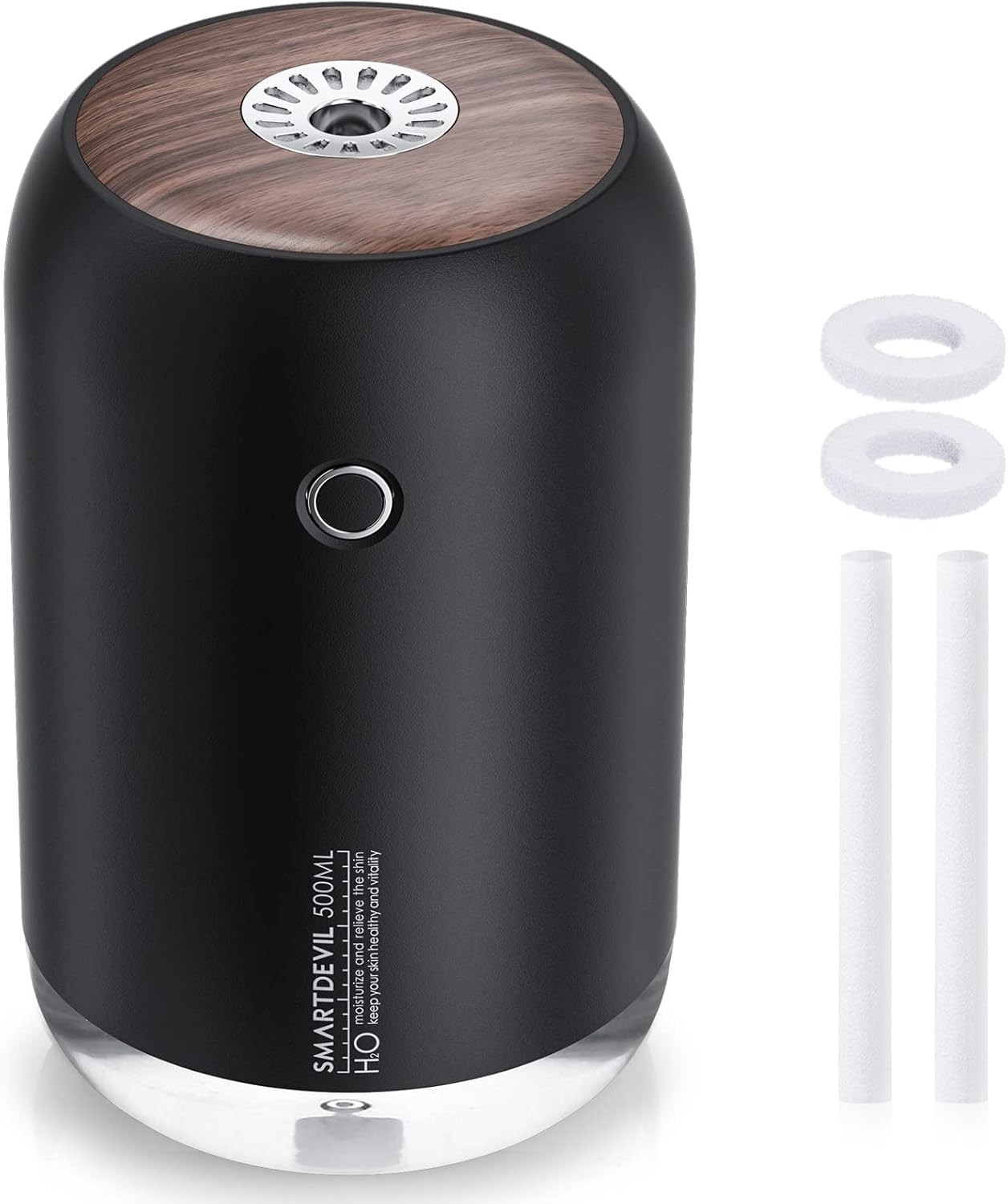 Portable 500ml Mini Humidifier USB Desk Bedroom Office Quiet 2 Mist LED Light