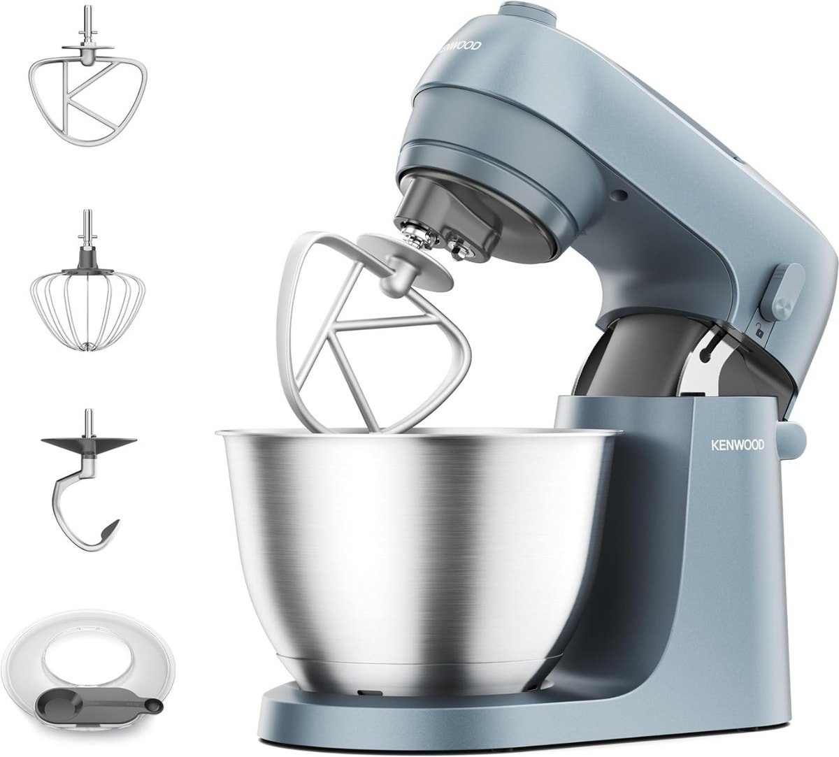 Kenwood KZM35.000GY Go Stand Mixer Compact Kitchen Machine 4L 800W Storm Blue