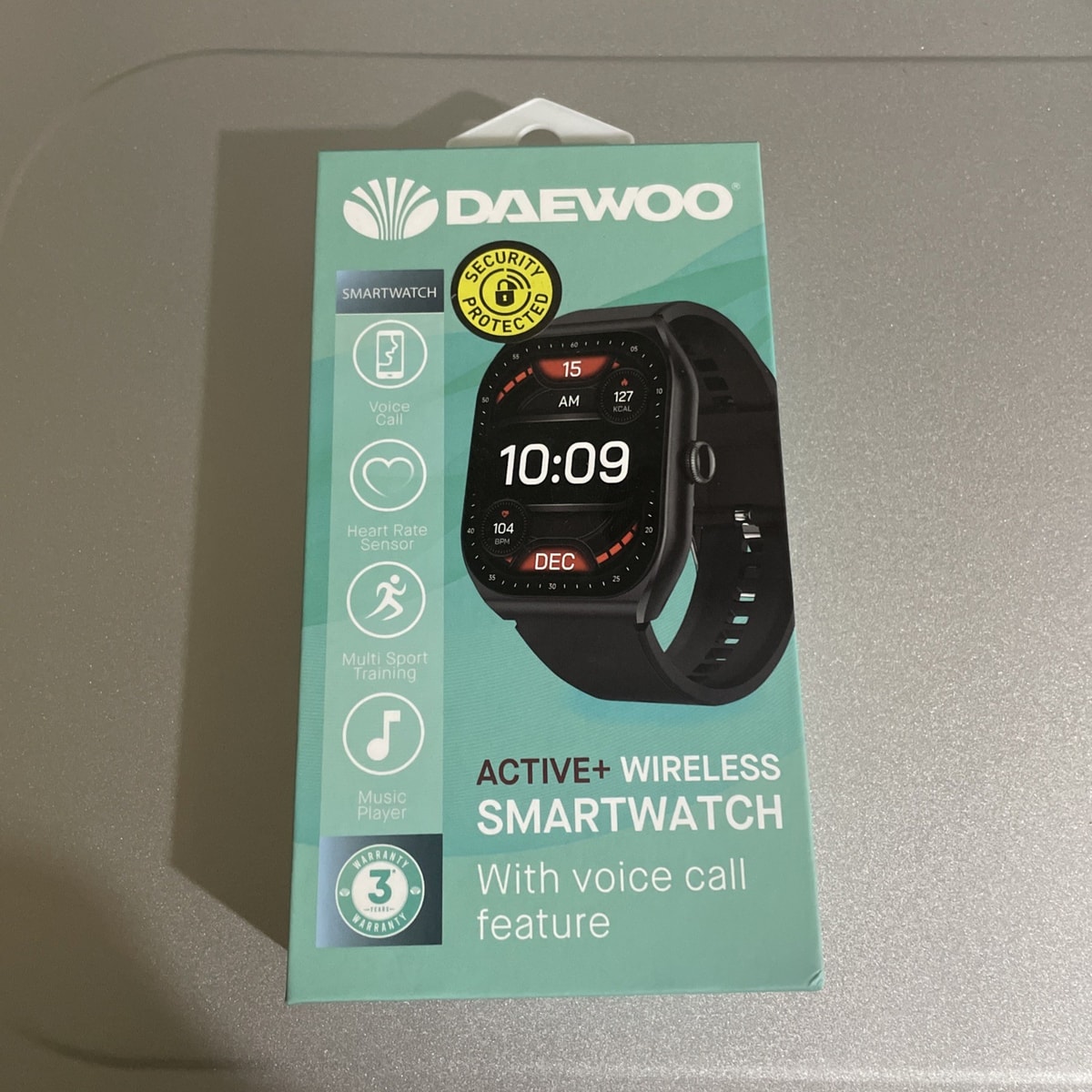 Daewoo Active+ Smart Watch voice call fitness tracker heart monitor and more