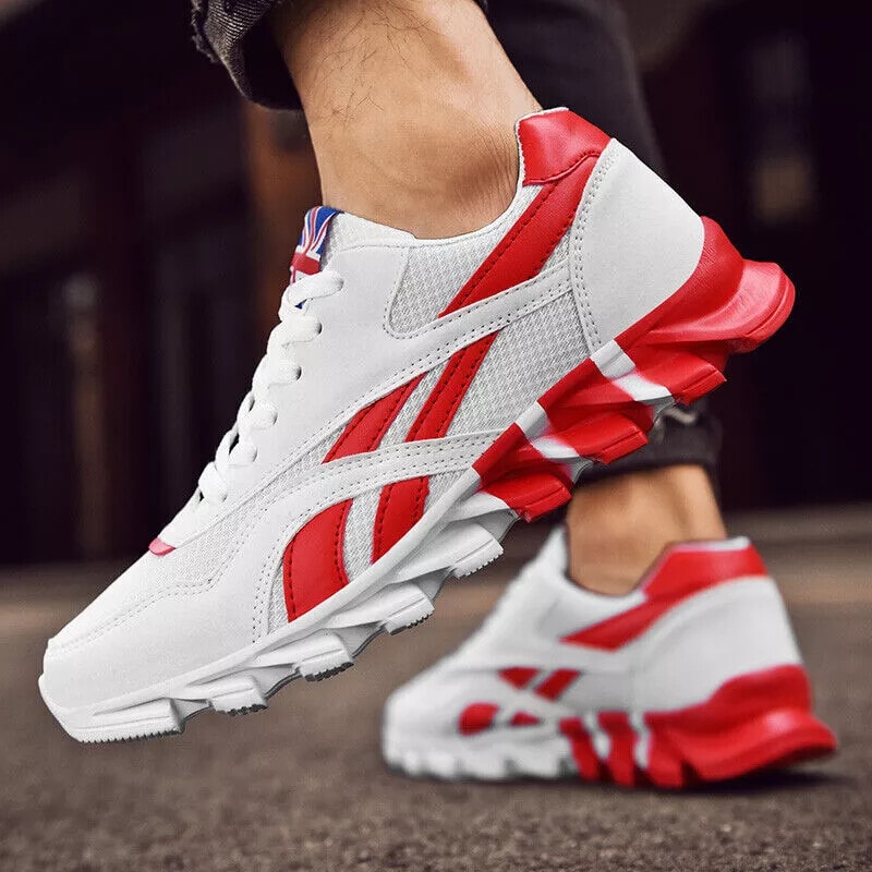 Mens Fashion Sports Shoes Running Trainers Casual Lace up Walking Gym Sneakers