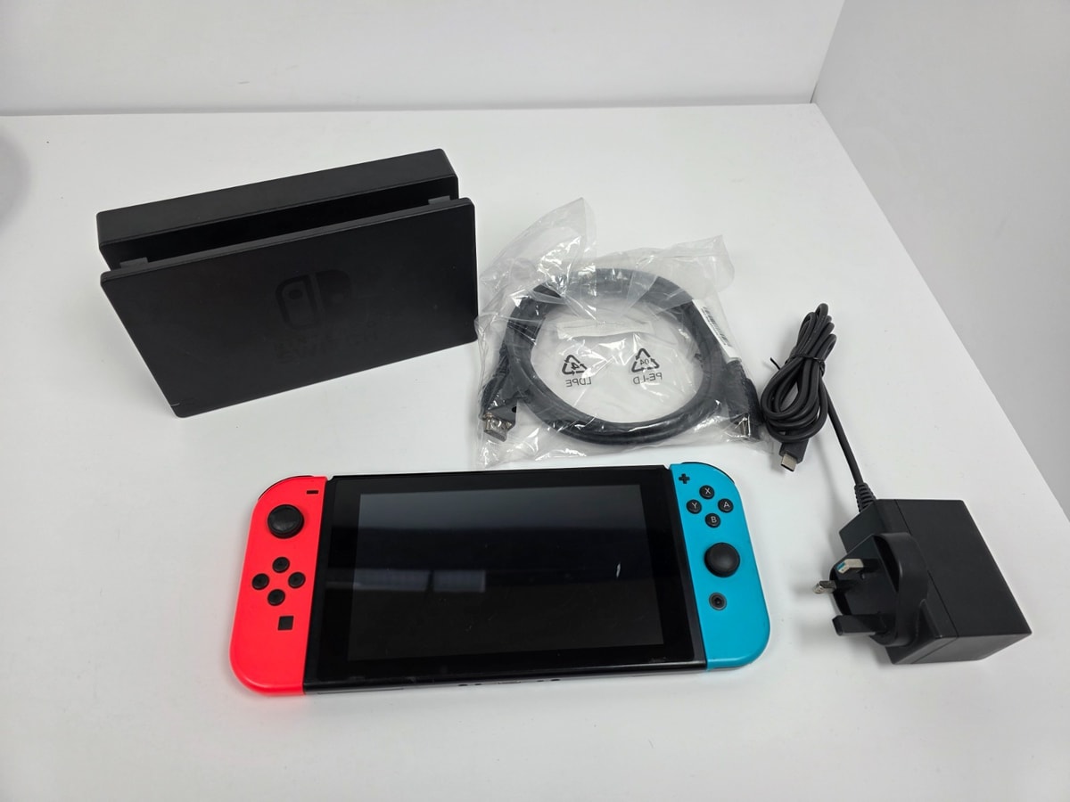 Nintendo Switch Console Neon Blue/ Red Joy-Cons #7057595