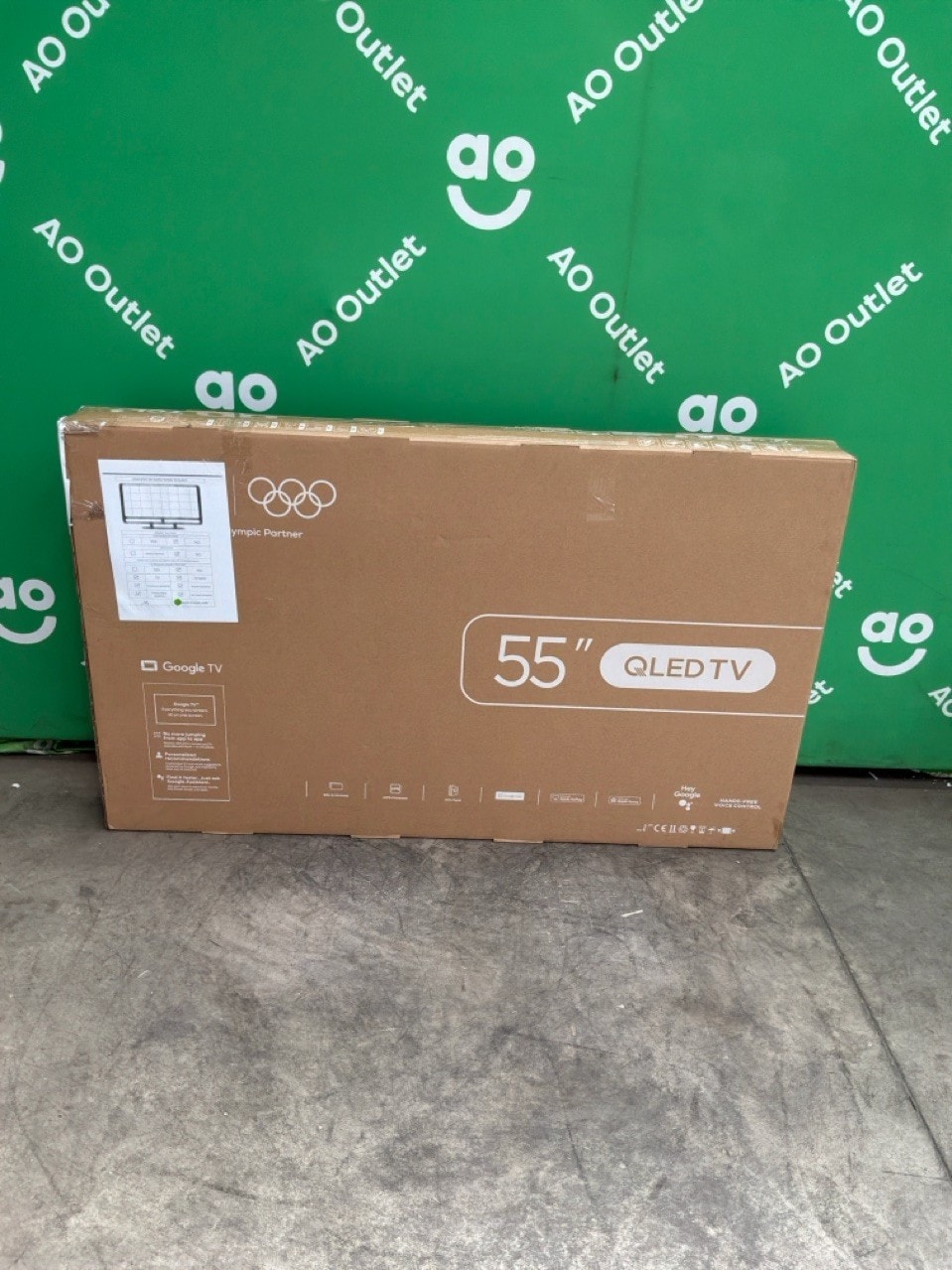 TCL P7K 55" 4K Ultra HD QLED Smart Google TV [2025] - 55P7K-UK #LF128118