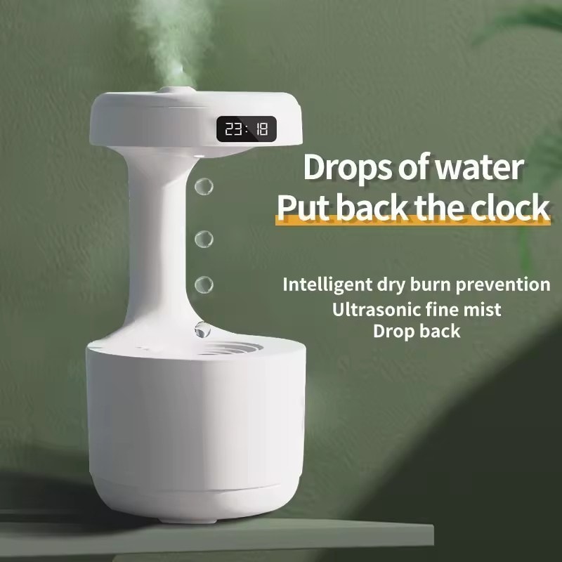 Anti-gravity Water Drop Humidifier Air Humidifier Office Desk Bedroom Home 600ml