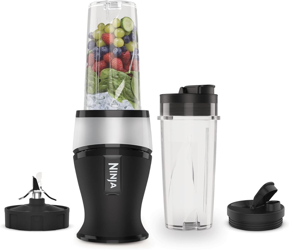Ninja 700W Slim Blender & Smoothie Maker including 2x 470ml Cups