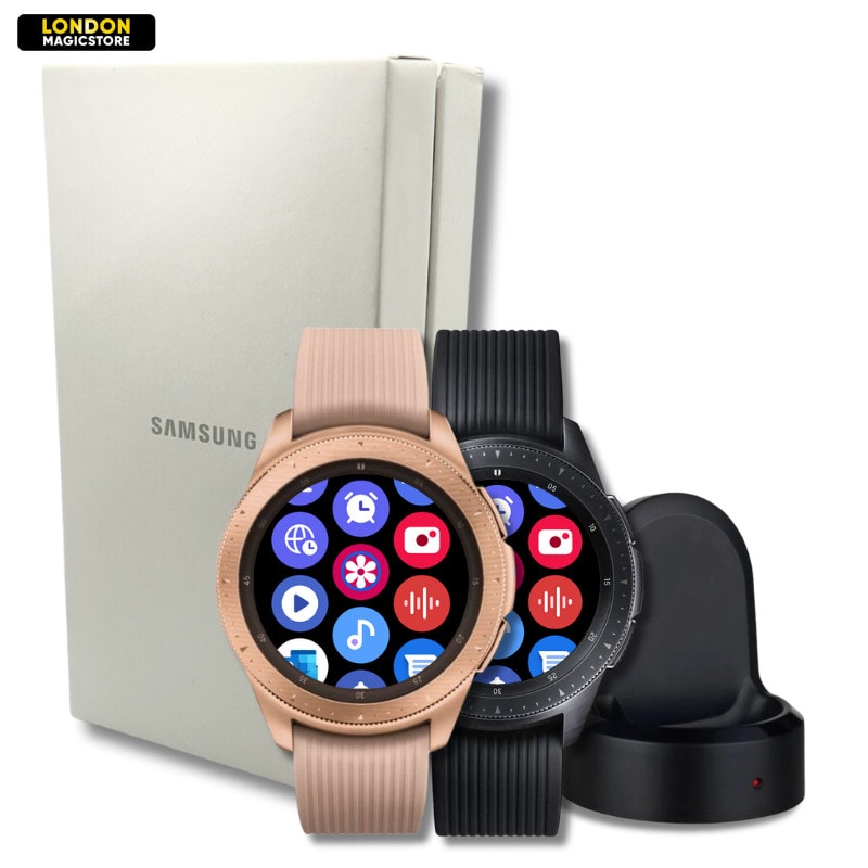 Samsung Galaxy Watch SM-R810 42mm Bluetooth GPS Smartwatch - Excellent (Boxed)