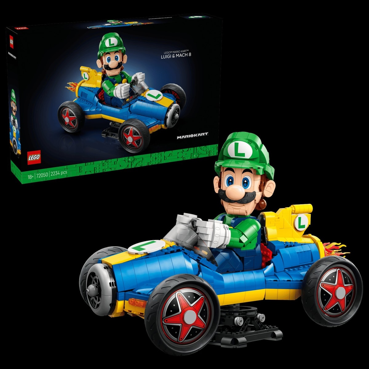 LEGO Super Mario - Mario Kart – Luigi & Mach 8 (72050)