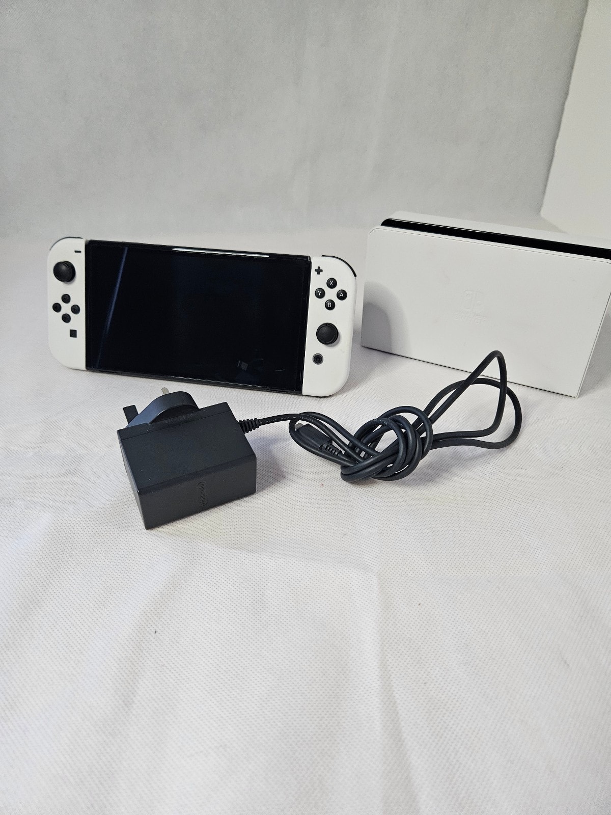 Nintendo Switch OLED Console Working No Box with Charging Dock and Carry Case