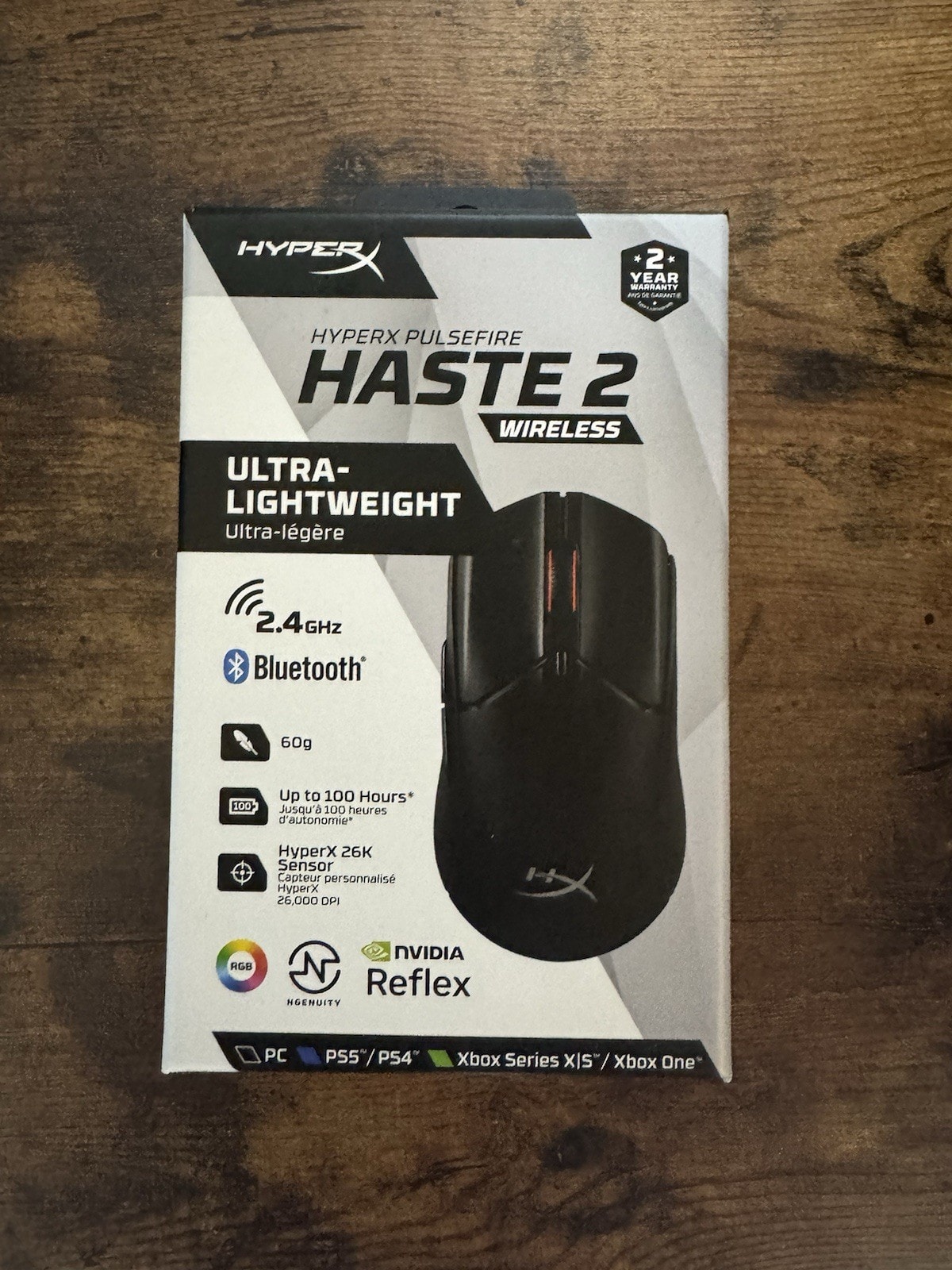 HyperX Pulsefire Haste 2 Wireless Gaming Mouse for PC