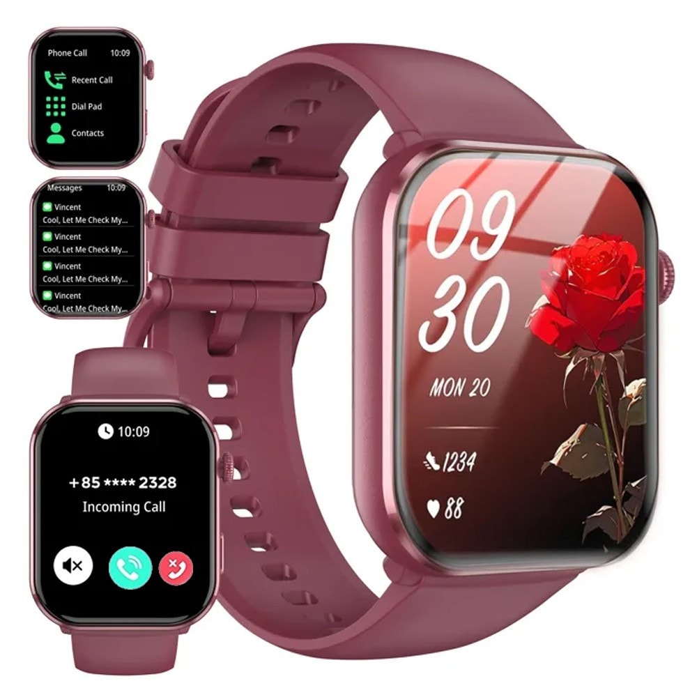 Smart Watch Women For iPhone Android Fitness Tracker W/ SpO2 Heart Rate Monitor