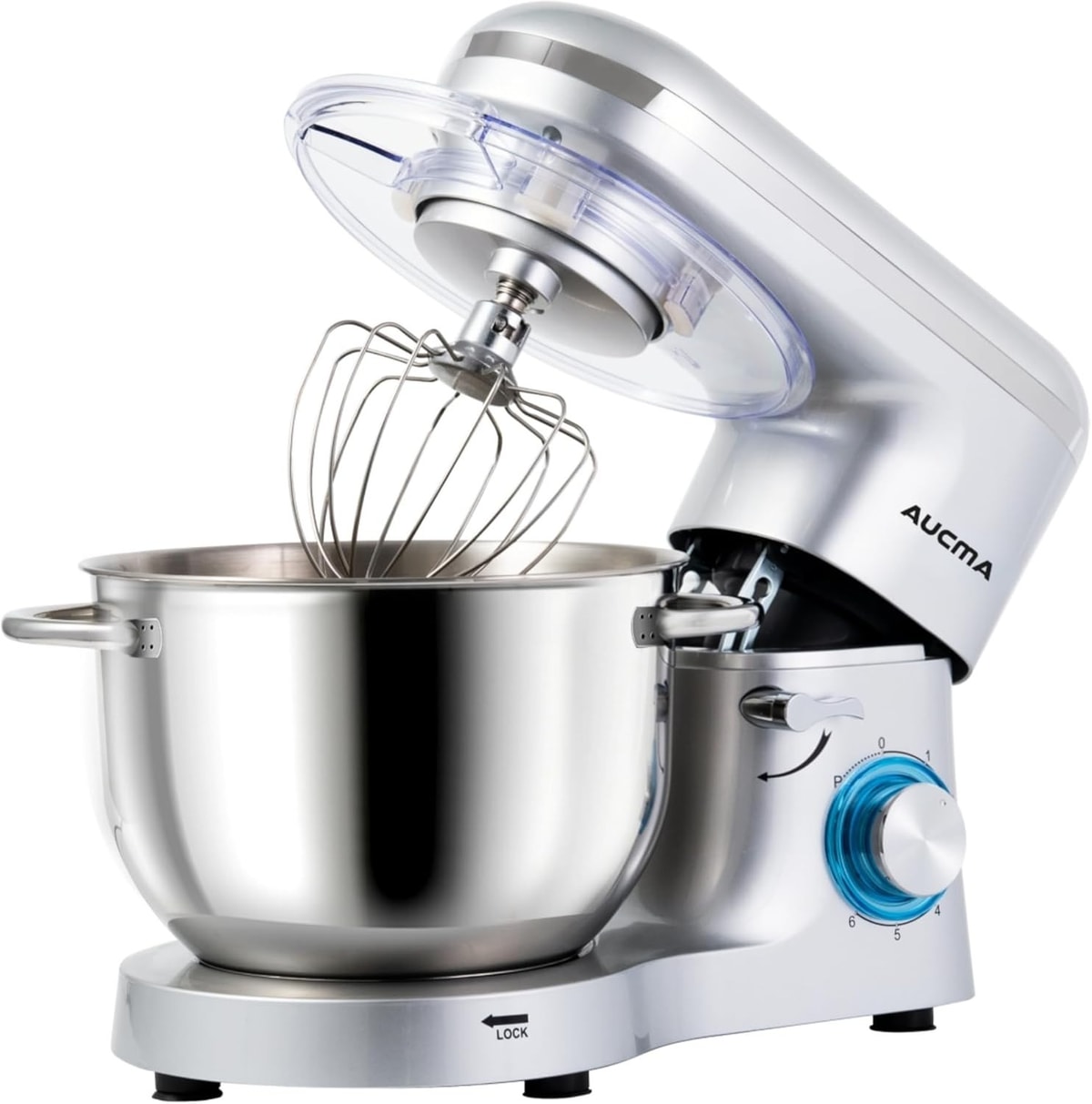 Aucma Stand Mixer 6.2L Food Mixers For Baking Electric Kitchen Mixers - Used