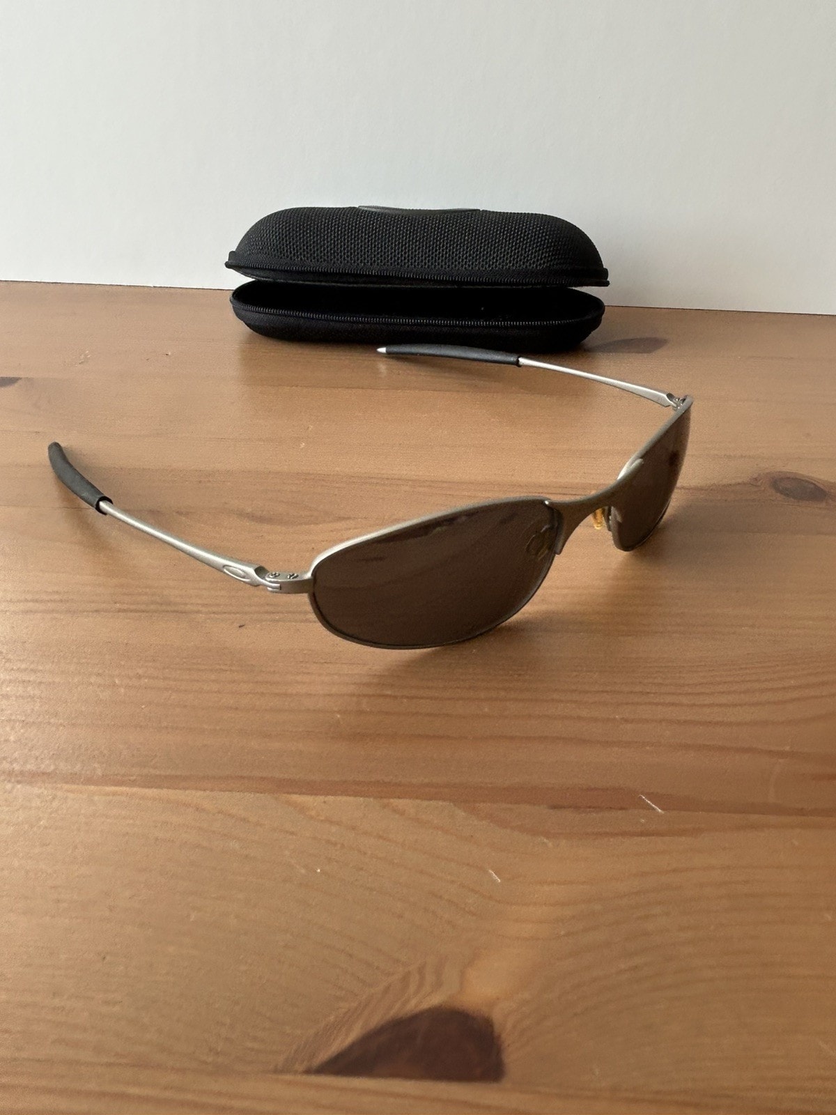 Vintage Oakley A wire Sunglasses like c Square Wire Juliet whisker Y2K