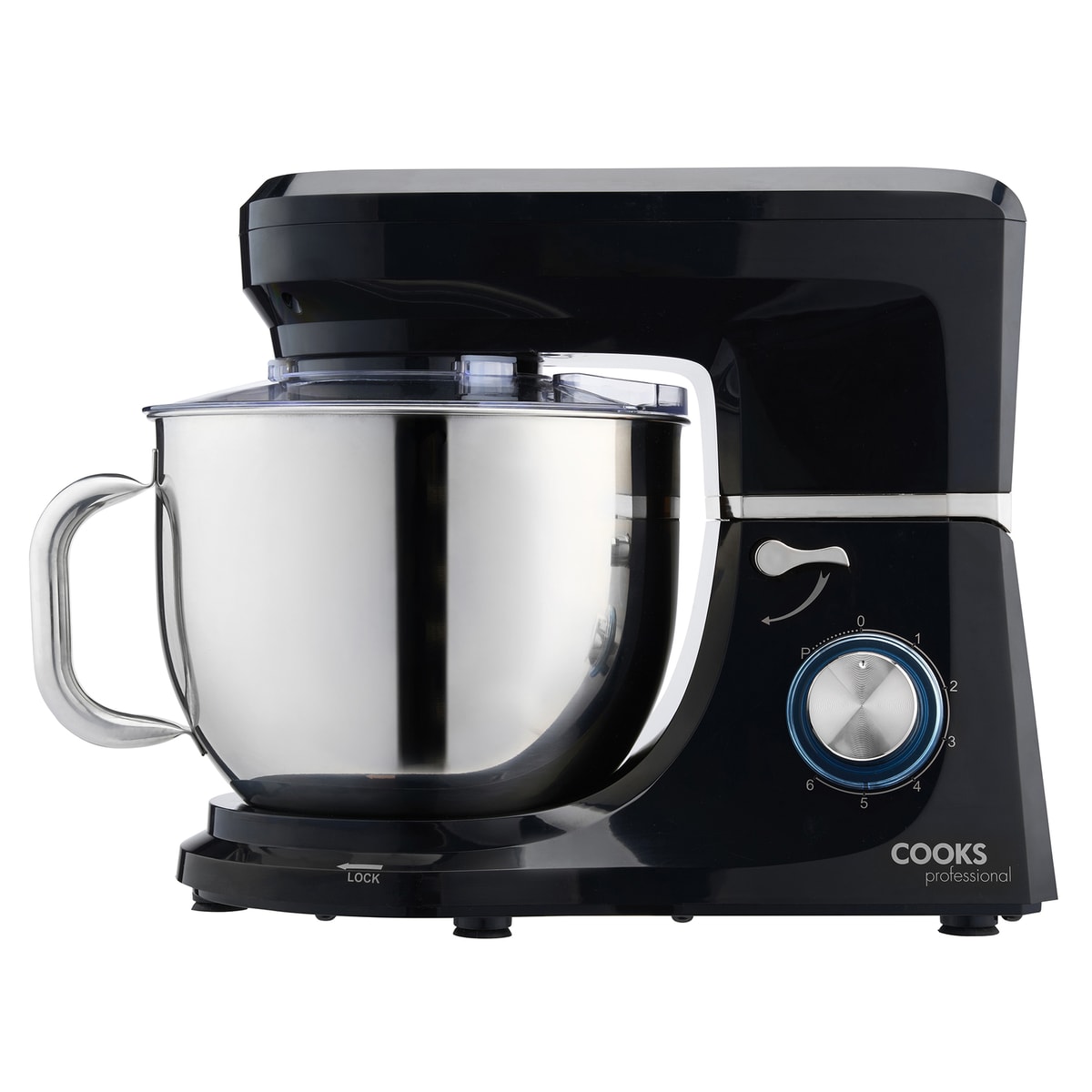 Stand Mixer 8 Speed 7 Litre Bowl 1200W Food Baking Kitchen Mixing Tool Black