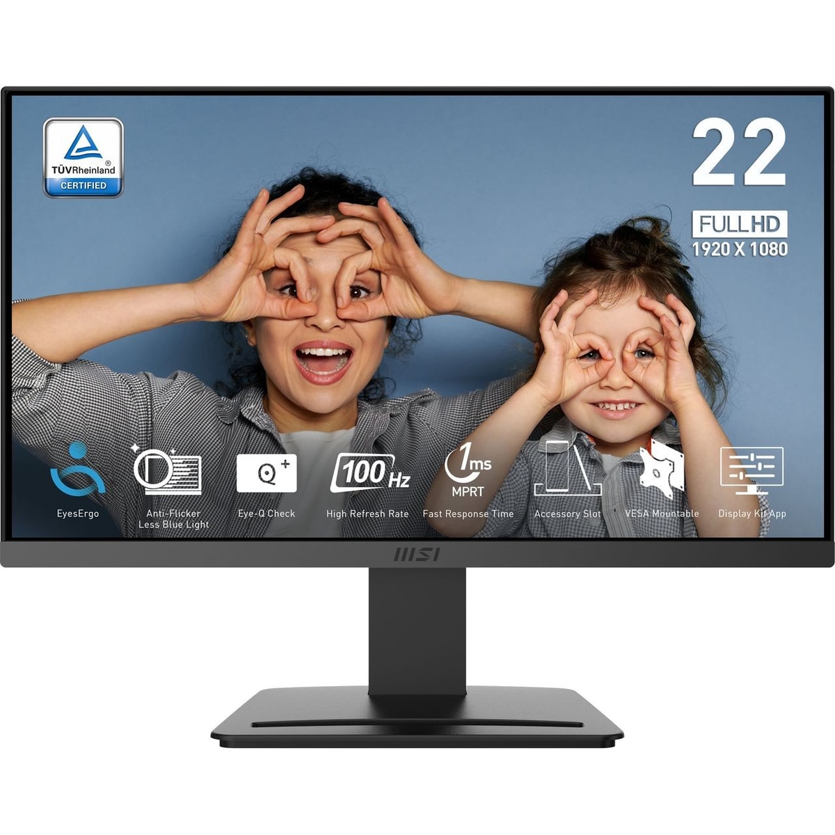 MSI CMS Pro MP223 E2 Full HD 21.45 Inches Monitor Black