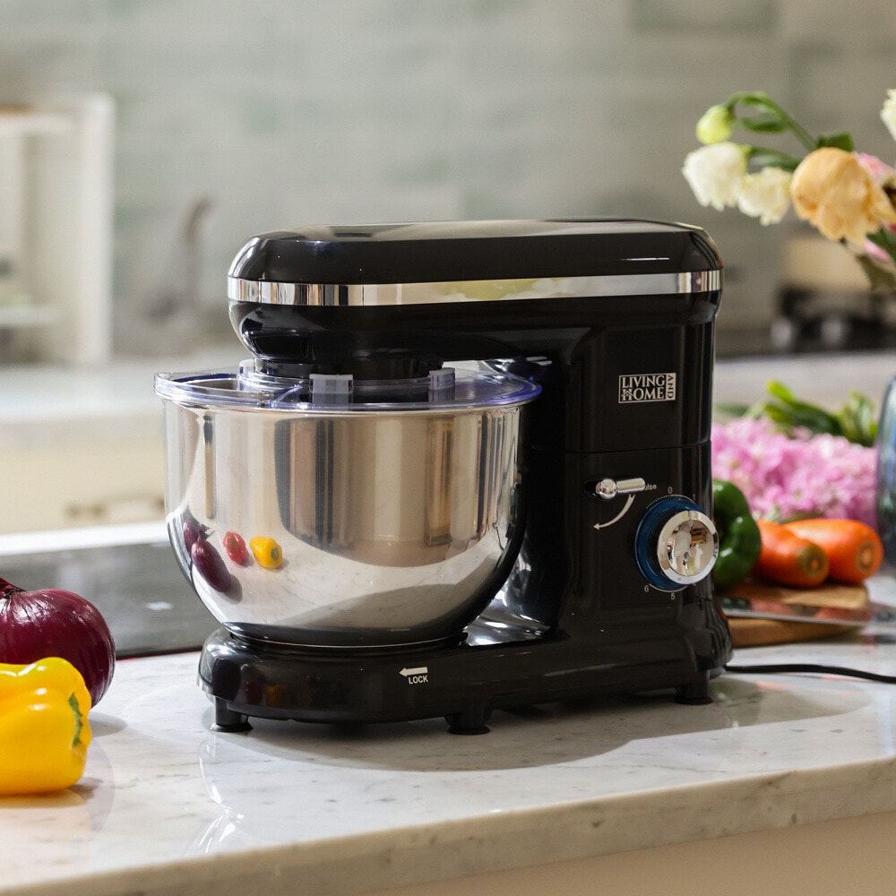1400W 6 Speeds Kitchen Electric Dough Stand Mixer Egg Cream Whisk Food Processor