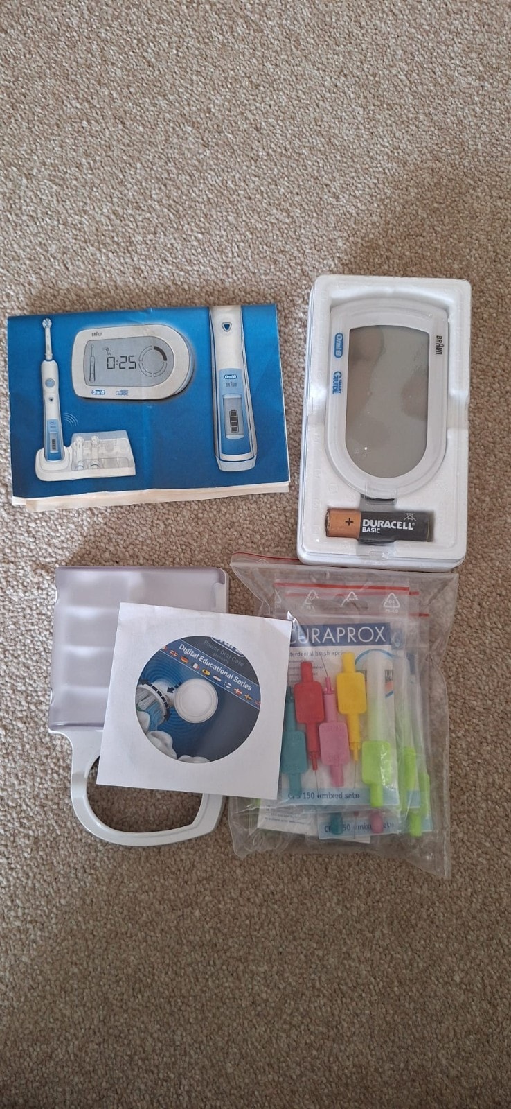 Braun Smart Guide – New, Unused – With Battery & Dental Accessories