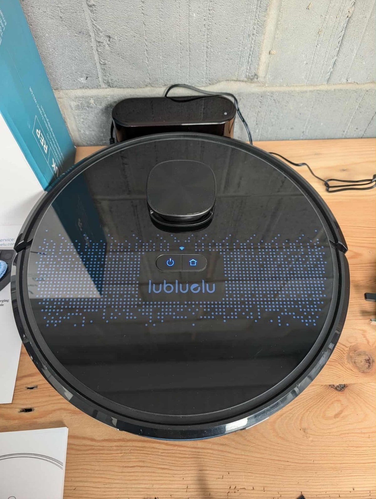 Lubluelu Robot Vacuum Cleaner with Mop, 4000Pa Suction, Self Charging - Used