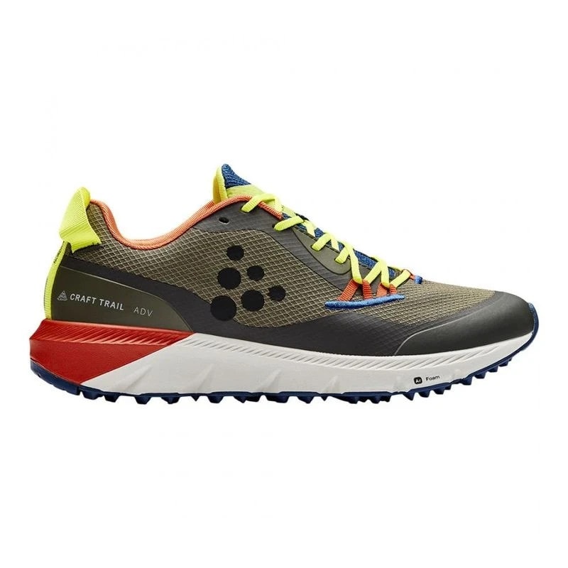 MENS CRAFT ADV NORDIC TRAIL RUNNING SHOES TRAINERS - ALL SIZES - GREEN - NEW.