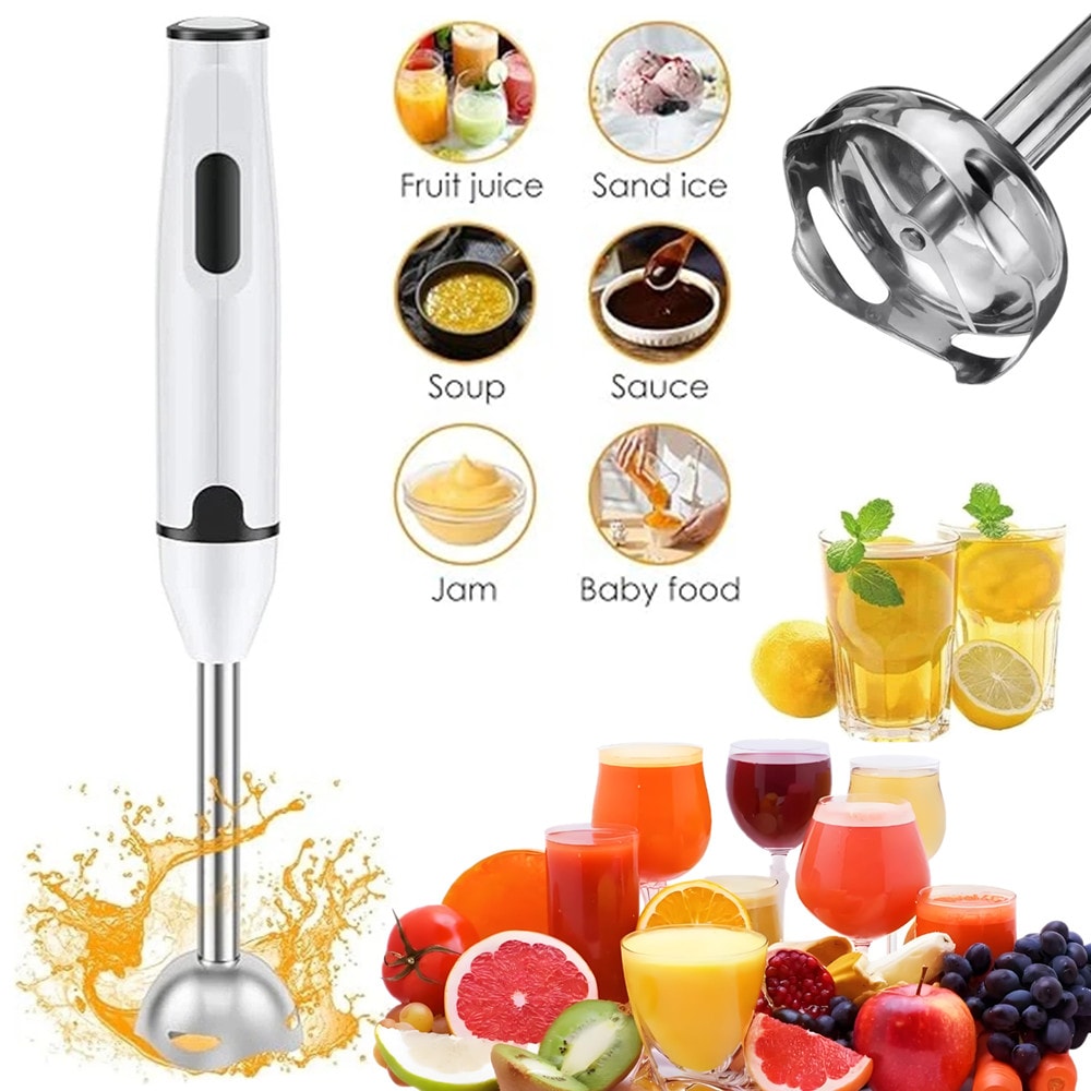 400W Hand Blender Electric Stick Blender Curry Puree Home Food Mixer Liquidiser