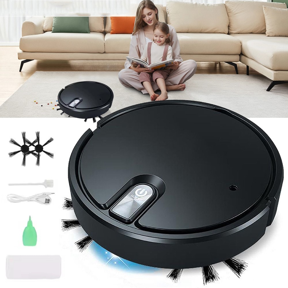 Robot Vacuum Cleaner Smart Sweeping Robotic Vacuum Cleaner for Pet Hair, Carpet
