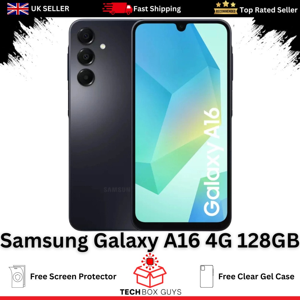 Samsung Galaxy A16 Smartphone 128GB Unlocked 4G Dual Sim Black Brand New