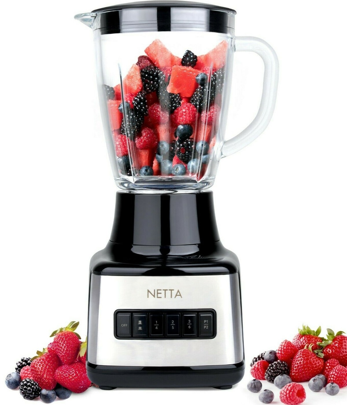 Electric 500W 8 Speed 1.5L Table Blender Mixer Juicer Grade A Used