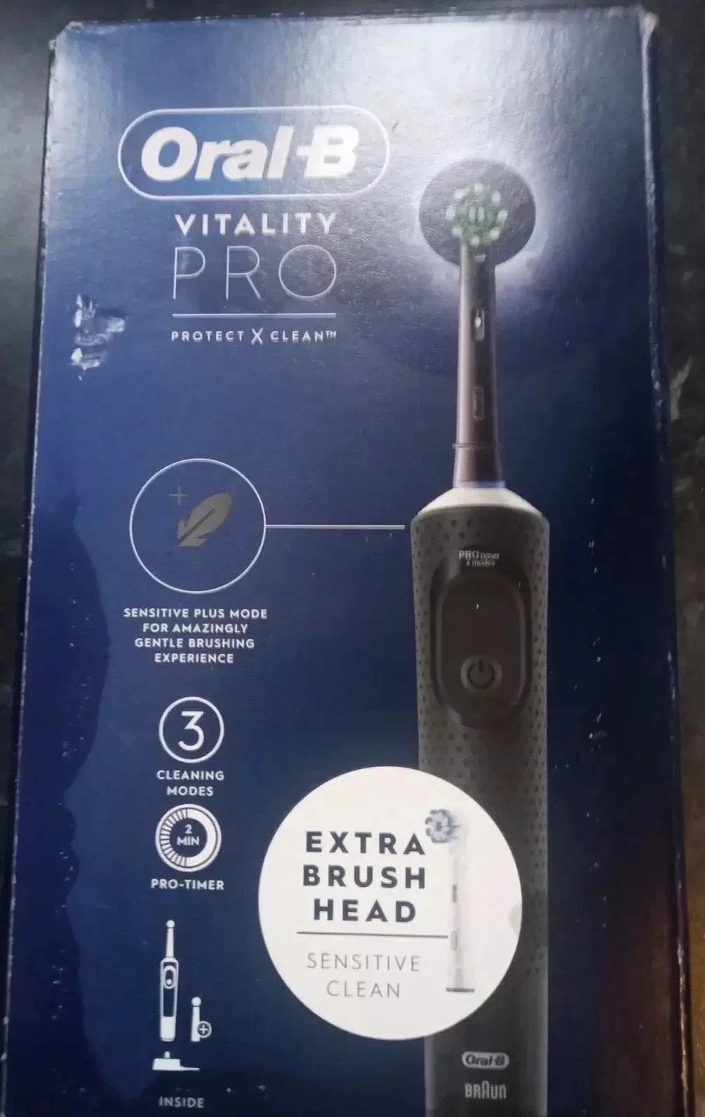 Oral-B Vitality PRO Electric Toothbrush - Black