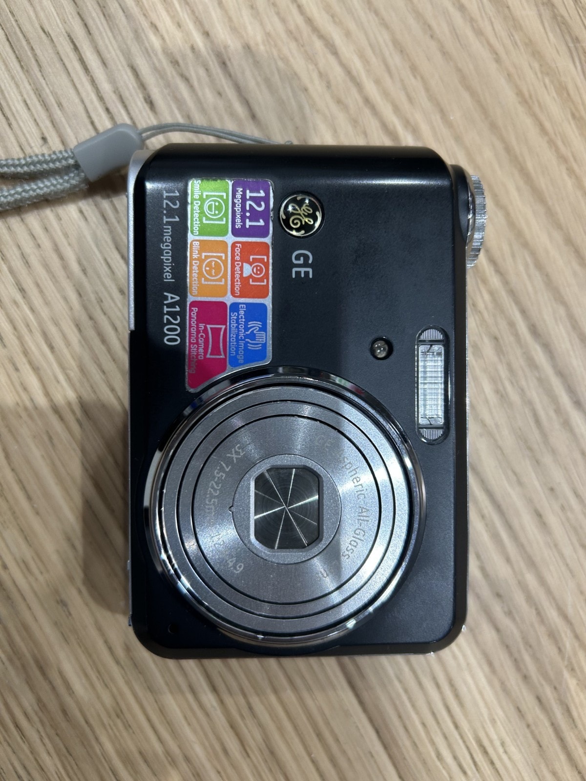 General Electric A1200 Digital Camera with 8GB SD Card