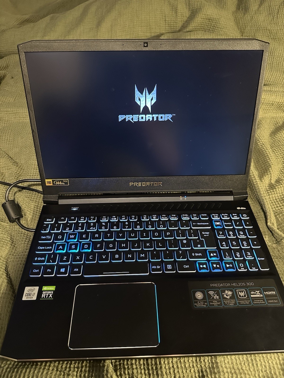 Acer Predator Helios 300 Intel i7 10th Gen NVIDIA GeForce RTX 2060 16GB 2.25 TB