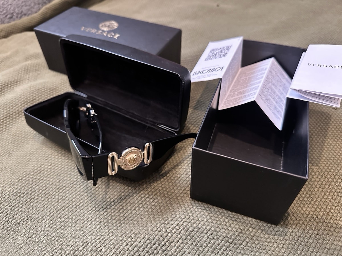 Versace Glasses Biggie Medusa authentic 100%