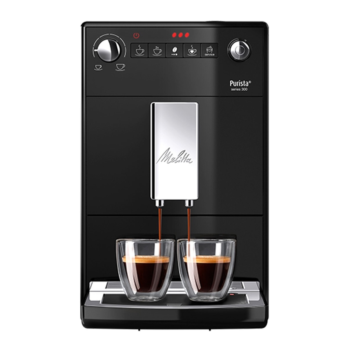 Melitta Purista Series 300 Bean To Cup Coffee Machine Black F230-102 Grade C