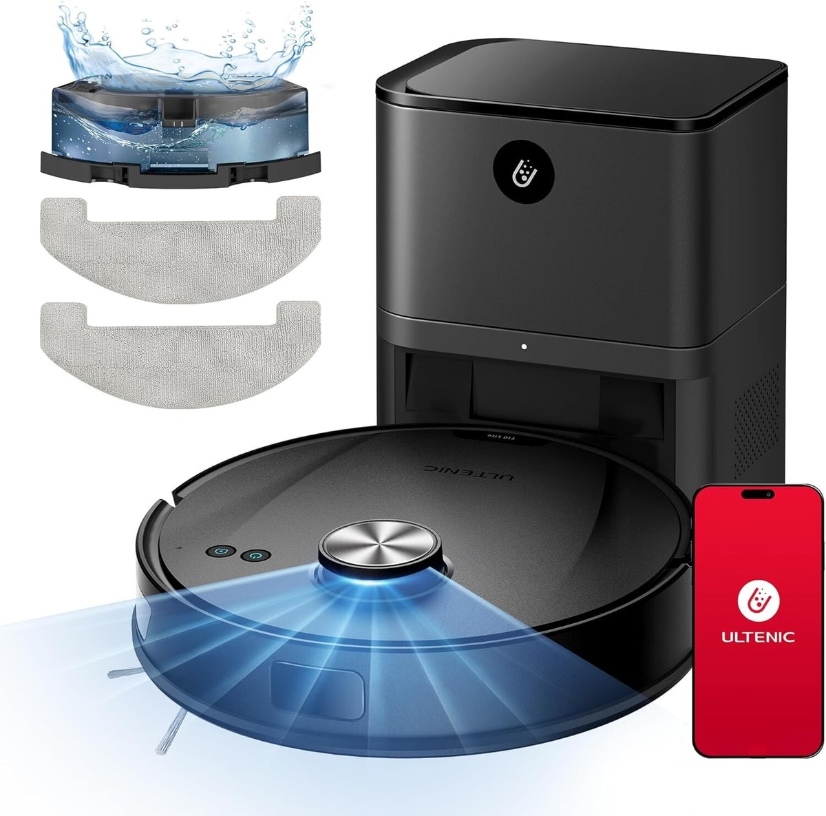 Ultenic T10 Lite Smart Robot Vacuum Cleaner with Mop 5000Pa, Lidar Quick Mapping
