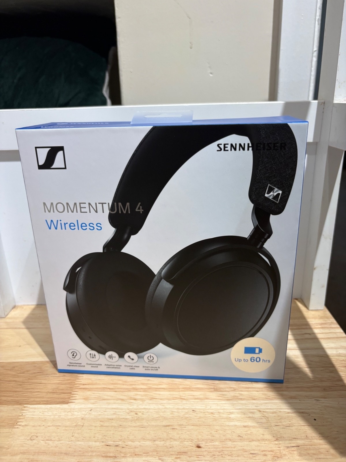 Sennheiser MOMENTUM 4 Wireless Over the Ear Headphones - Black (509266)