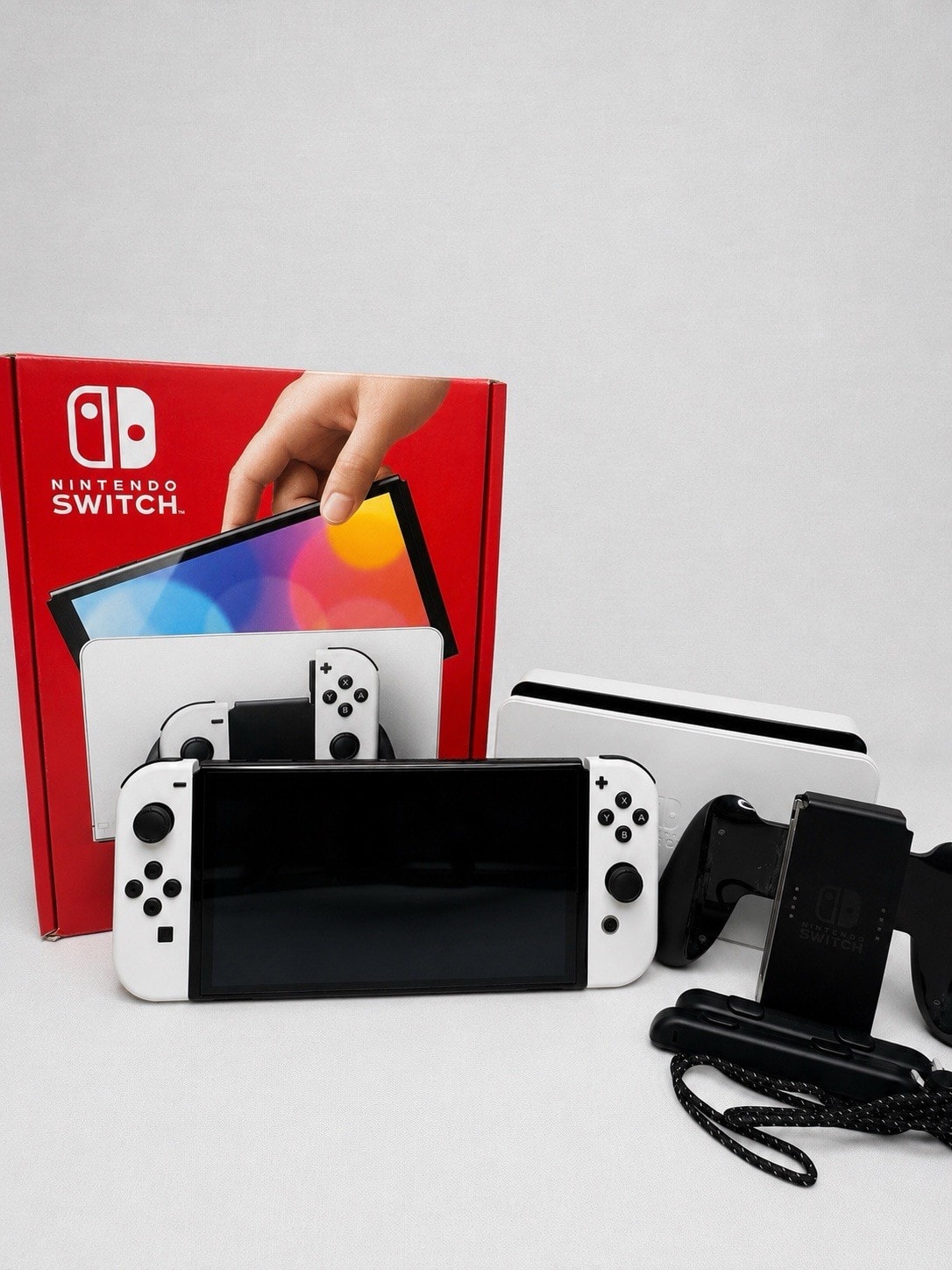Nintendo Switch OLED White – Excellent Condition, Complete Bundle