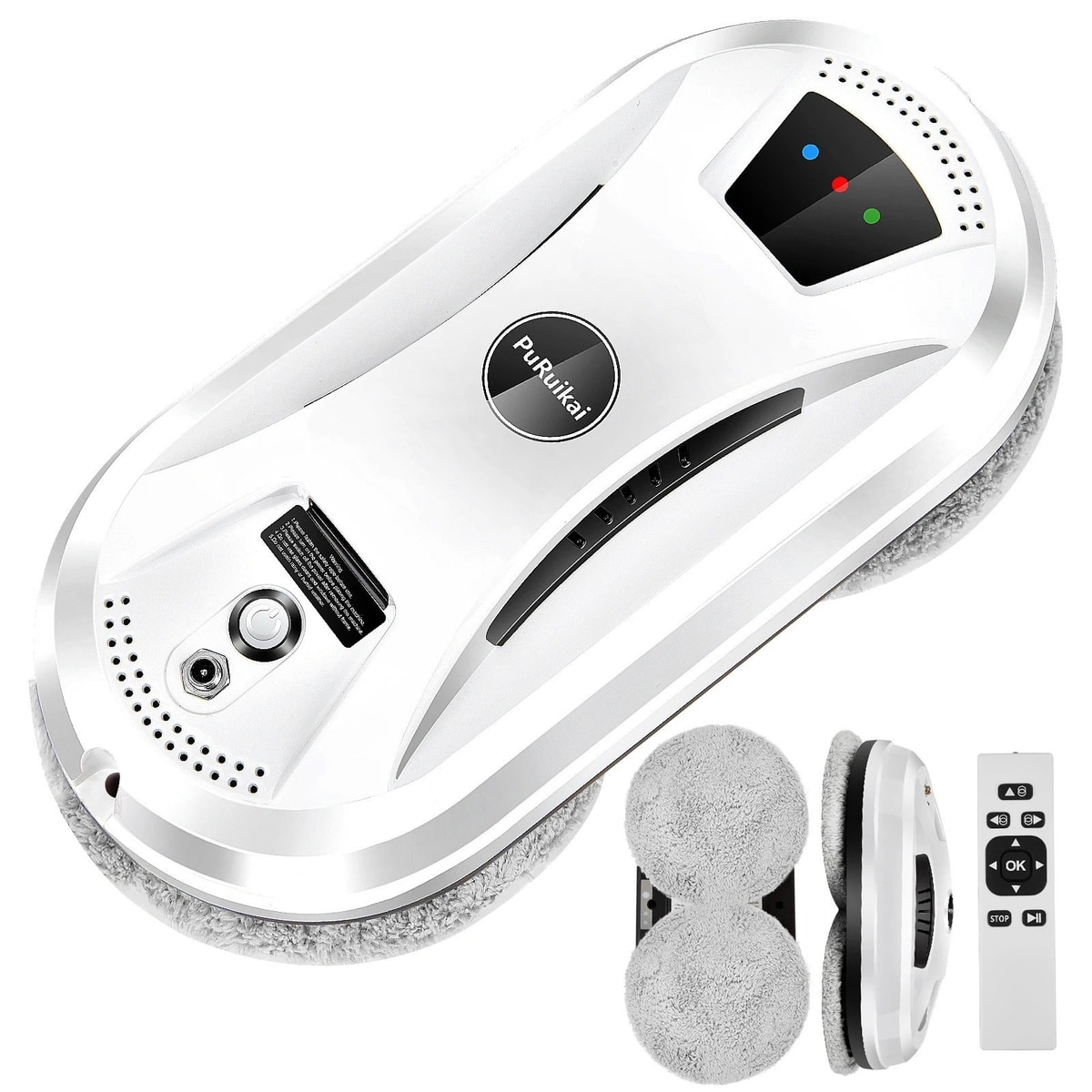 Intelligent Window Cleaning Robot Vacuum Cleaner Electric Glass Wiper Remote