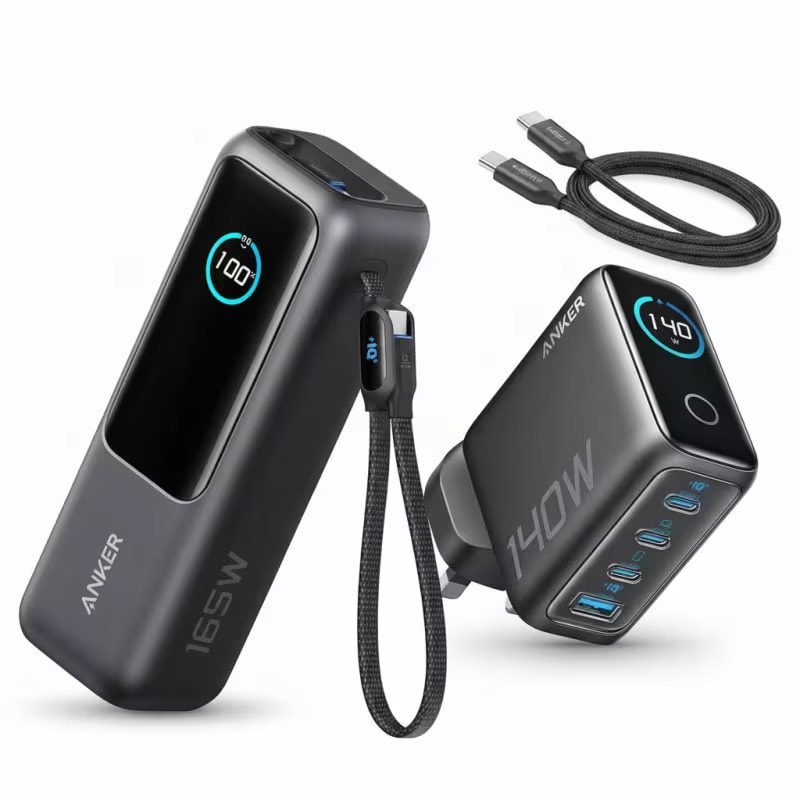 Anker Laptop Power Bank, 25,000mAh & 140W USB C Charger, Laptop Charger, 4-Port