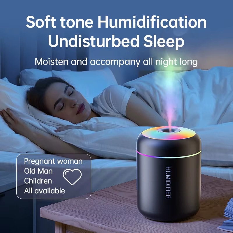 Mini Air Humidifier USB Electric Aroma Diffuser Essential Oil 180ML