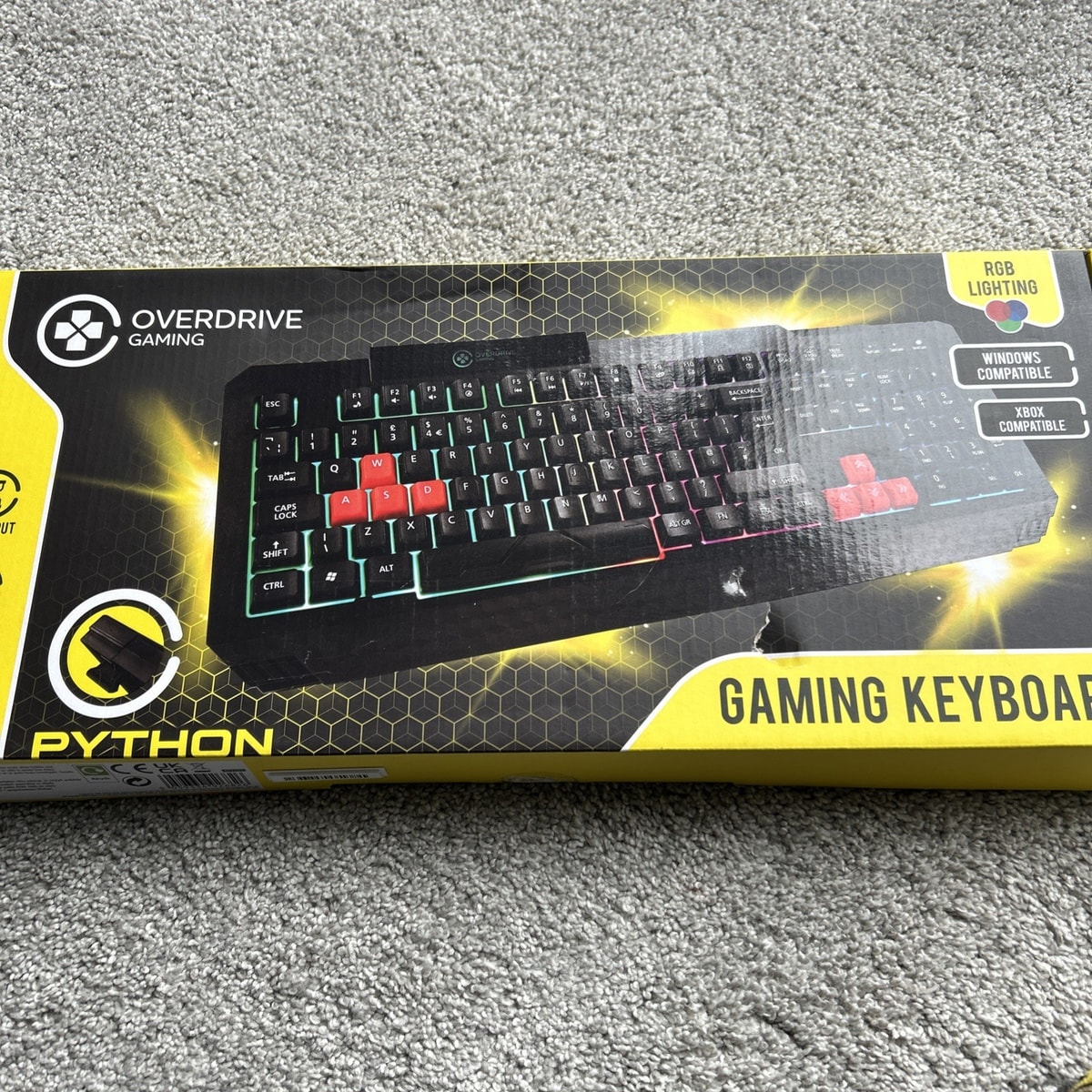 Python Overdrive RGB Gaming Keyboard