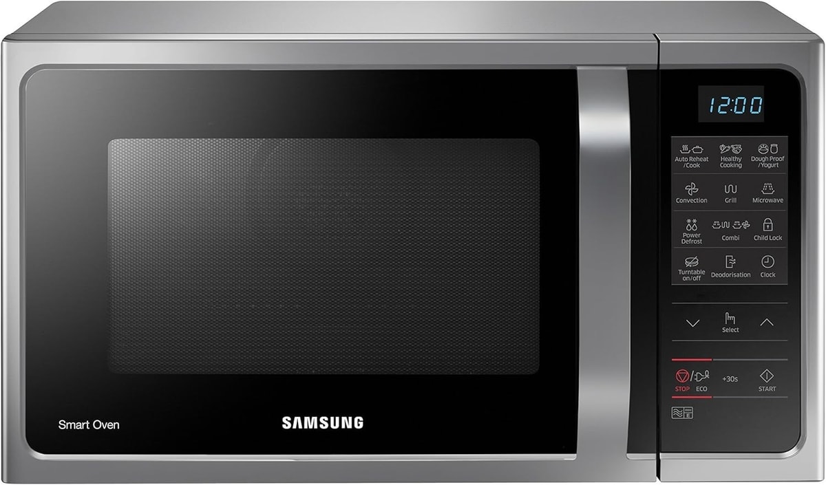 Samsung MC28H5013AS 28L Combination Microwave Oven 900W Convection Grill Silver