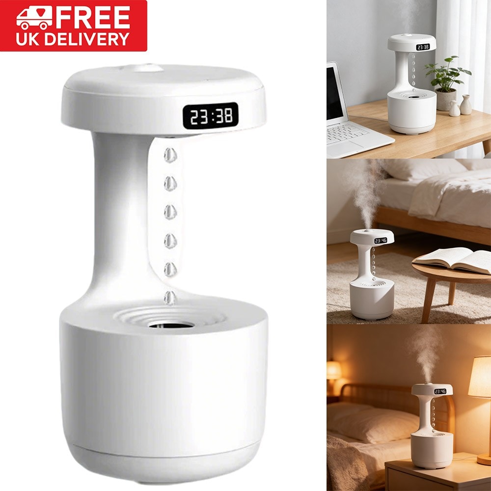 600ml Anti-gravity Air Humidifier Cool Mist Purifier Quiet for Home Office Room
