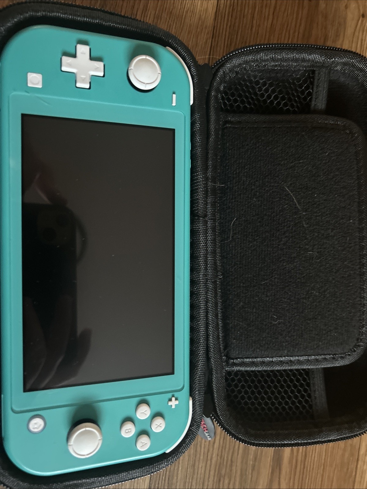 Nintendo Switch Lite 32GB Turquoise Handheld Gaming System- Good Condition +Case