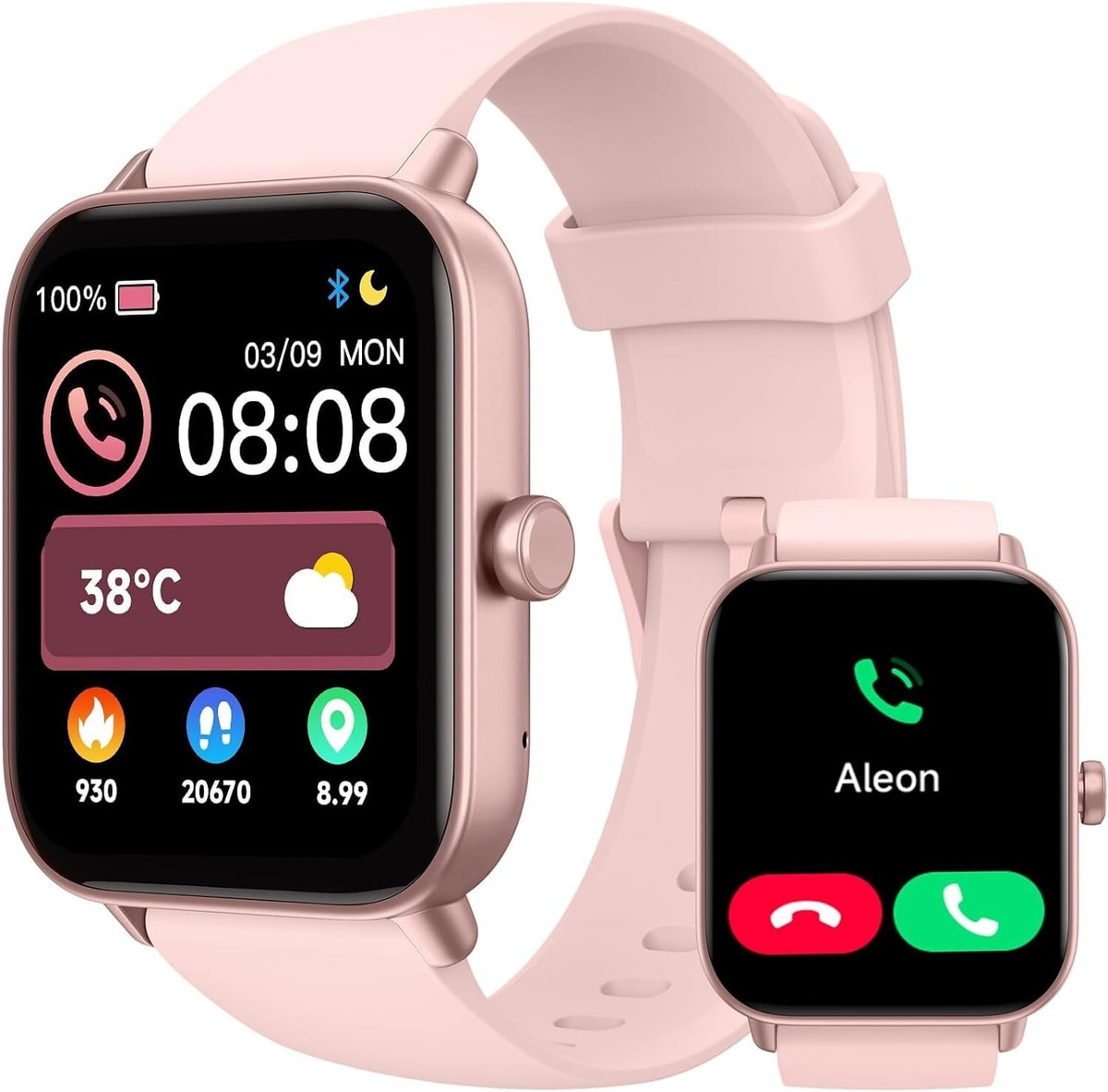Waterproof Smart Watch Women Smartwatch Bluetooth For iPhone Samsung 2024