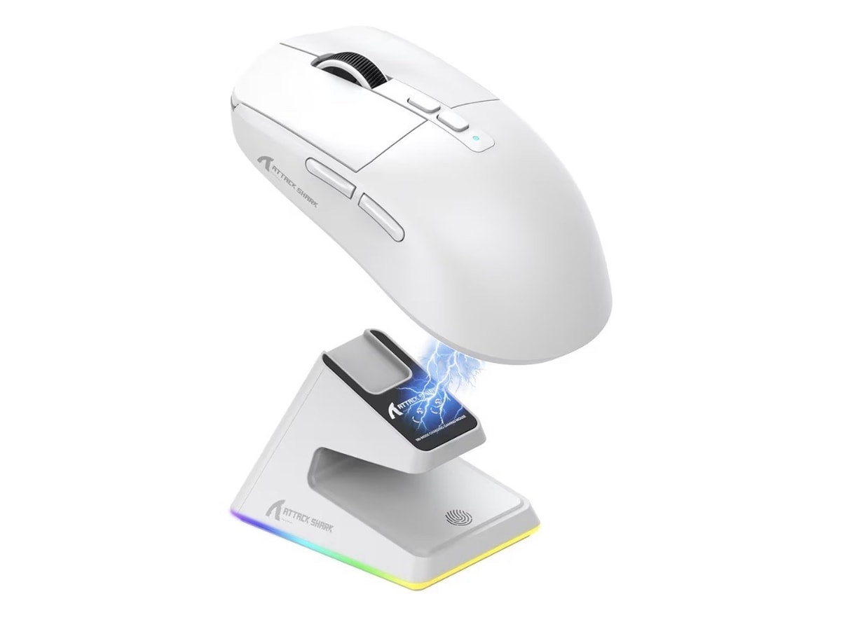ATTACK SHARK X6 49g PixArt PAW3395 Gaming Sensor, BT/2.4G Wireless/Wired Mouse