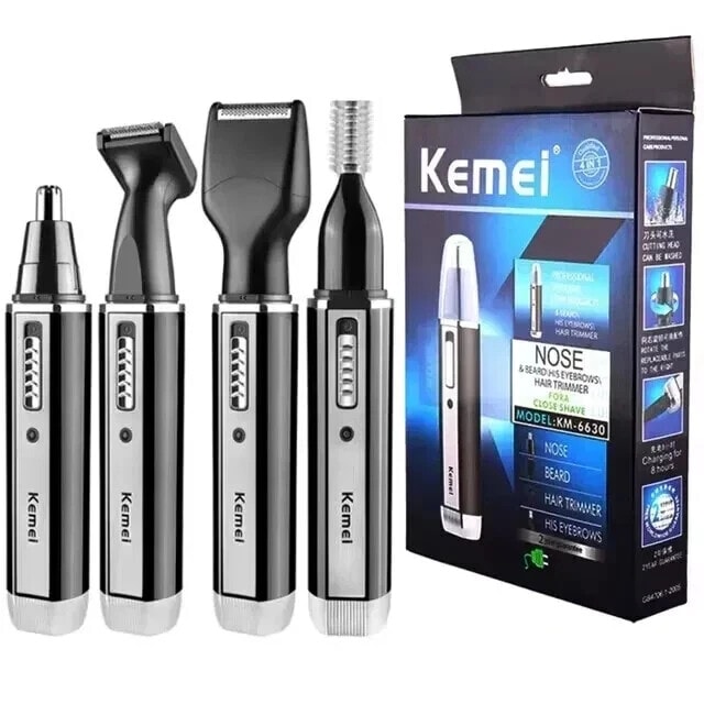 4 In 1 Rechargeable Hair Beard Eyebrow Ear Nose Shaver Trimmer Electric Kits