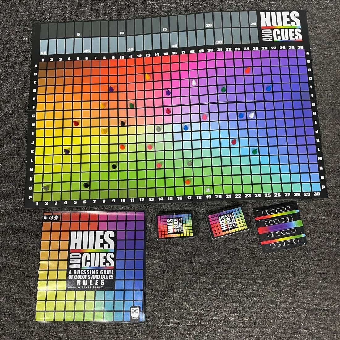 Hues and Cues Board Games Game Of Color&Clue For 3-10 Players Ages 8+ A UK
