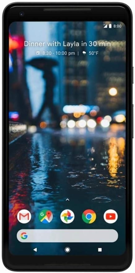 Google Pixel 2 XL Smartphone - 128GB - Just Black